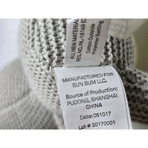 Baby Bum Knit 5” Knit Sock Monkey Plush Toy Soft Lovey Grey & Yellow Gorilla - Picture 4 of 7